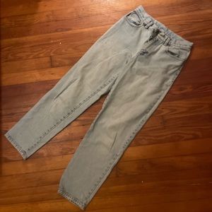ralph lauren high waist light wash jeans